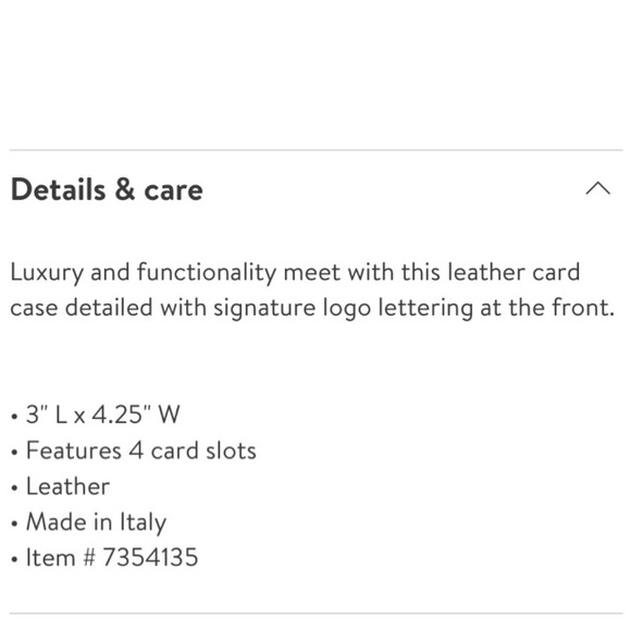 MOSCHINO Leather Card Case - Picture 6 of 6